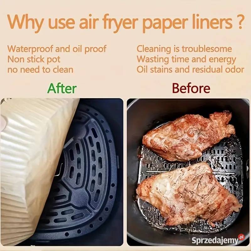 Tacki Pergaminowe do Frytownicy Beztłuszczowej Płock