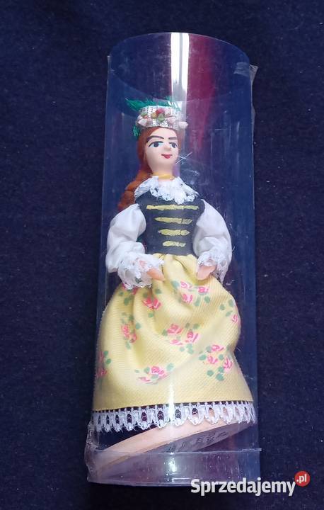 Lalka w śląskim stroju ludowym rękodzieło ludowe Pozostałe Antyki, Sztuka, Kolekcje Koźminek sprzedam