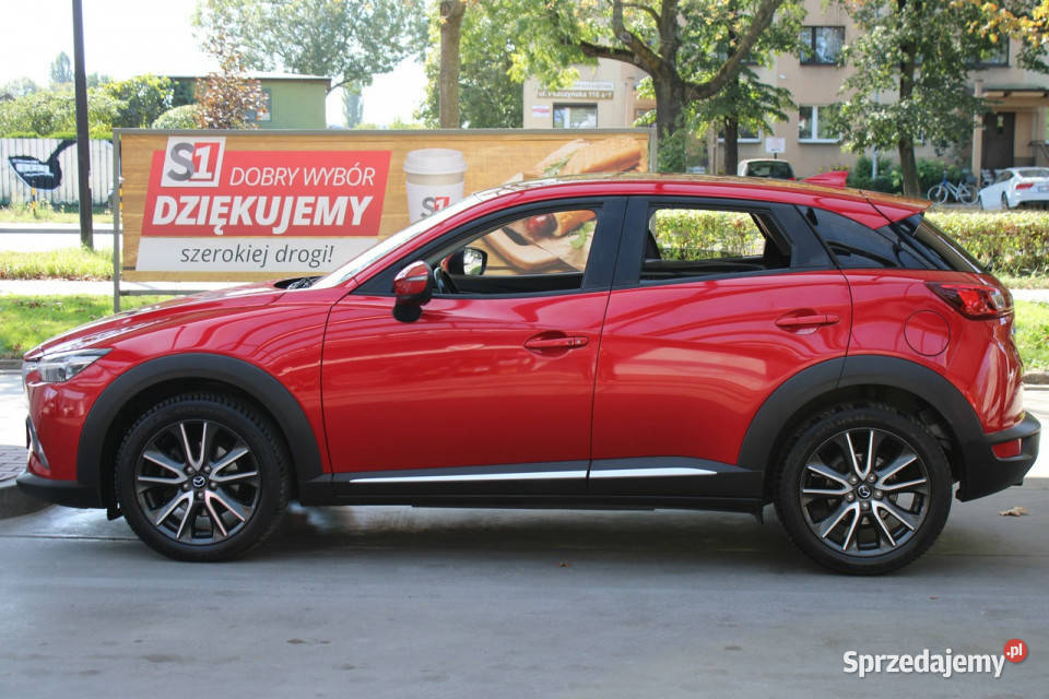 Mazda CX3 Bezwypadkowy bogata wersja ESP Gliwice sprzedam