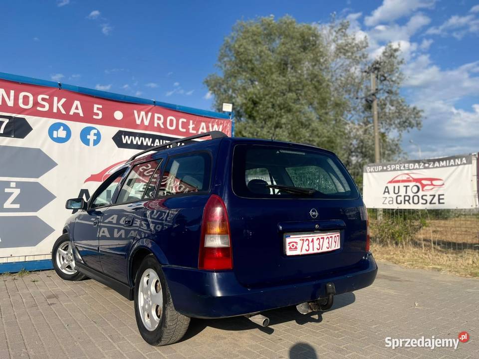 Opel Astra G 16 LPG Kombi HAK Alufelgi Klima dolnośląskie Wrocław