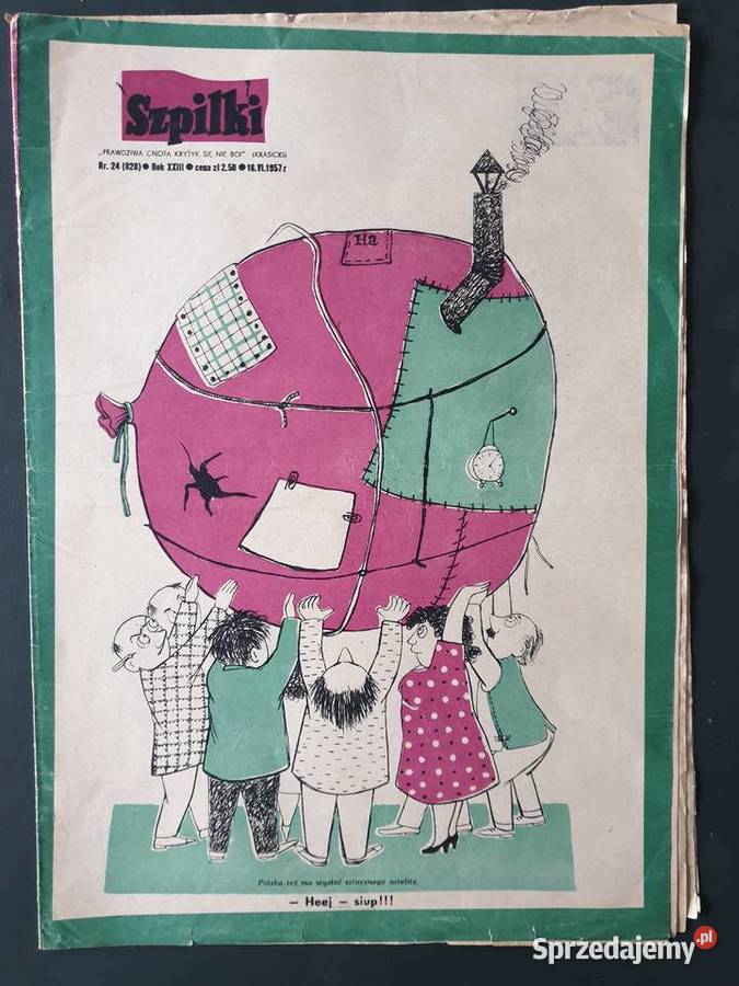 Szpilki Magazyn Satyryczny PRL 4 numery 1957 Gdynia