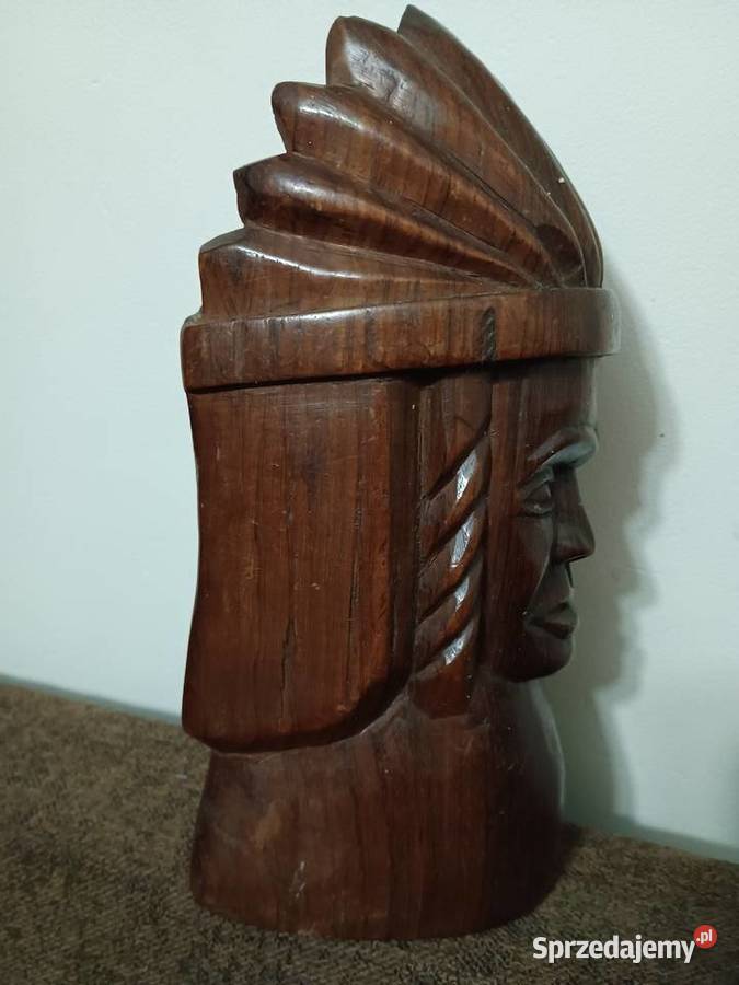 Figurka drewniana popiersie wodza 110 Stalowa Wola