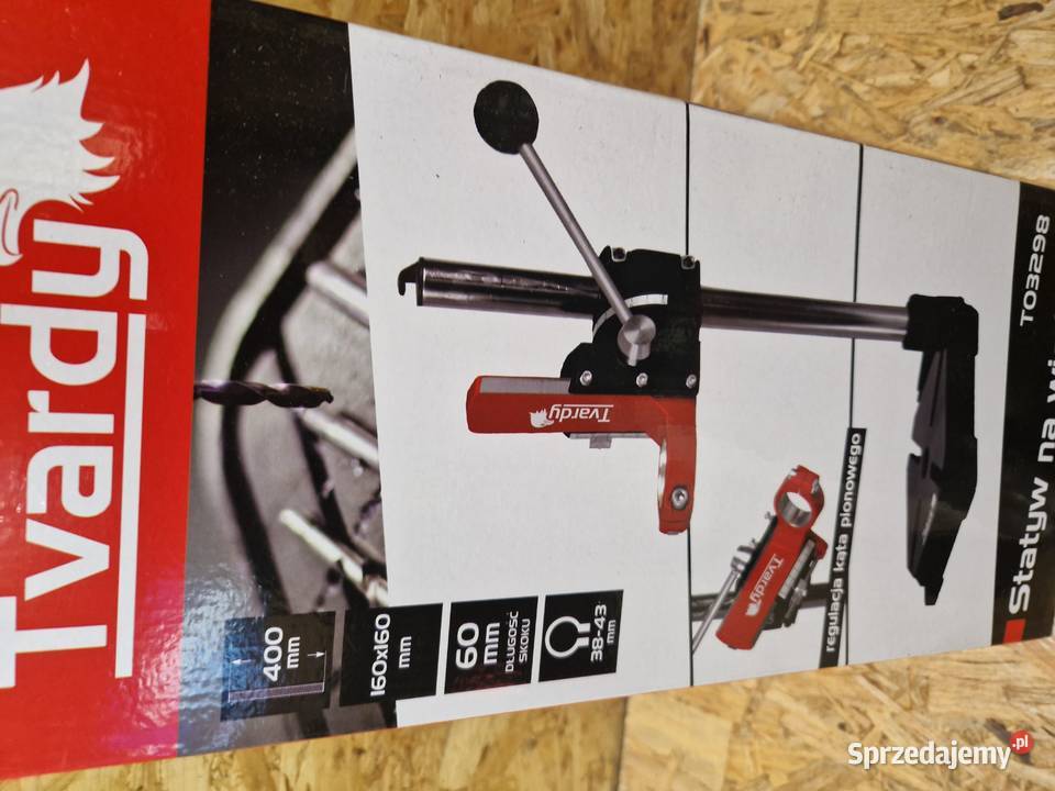 Statyw na wiertarkę 43mm 400mm reg kąta wielkopolskie Głogowa sprzedam
