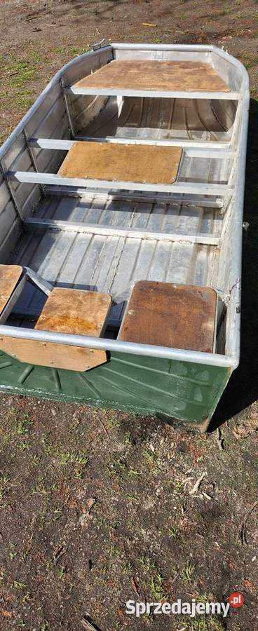 Aluminiowa płaskodenna stabilnaŁódź łódka Wędkarstwo sprzedam