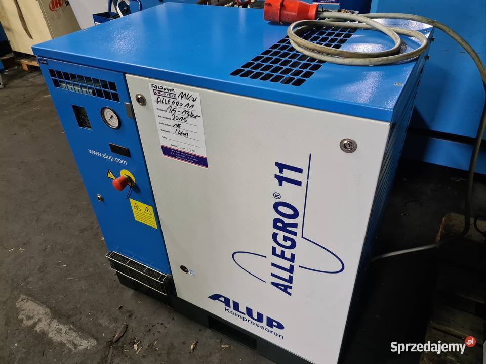 Kompresor śrubowy ALUP ALLEGRO 11 11 kw 2 Zduny sprzedam