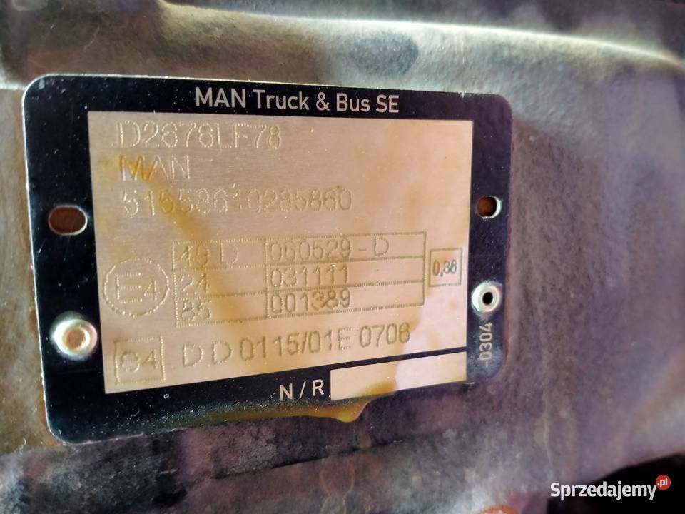 MAN TG3 TGX3 EURO 6 D2676 LF78 GŁOWICA SILNIKA