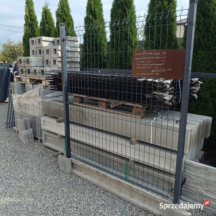 Panele słupek łącznik ceownik obejma płyta podkarpackie Baranów Sandomierski