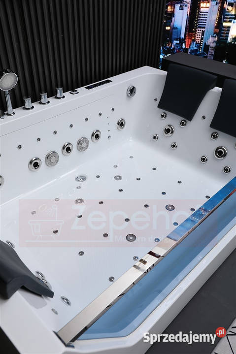 Wanna z hydromasażem 180cmx120cmx59 DYSZE Grabówka