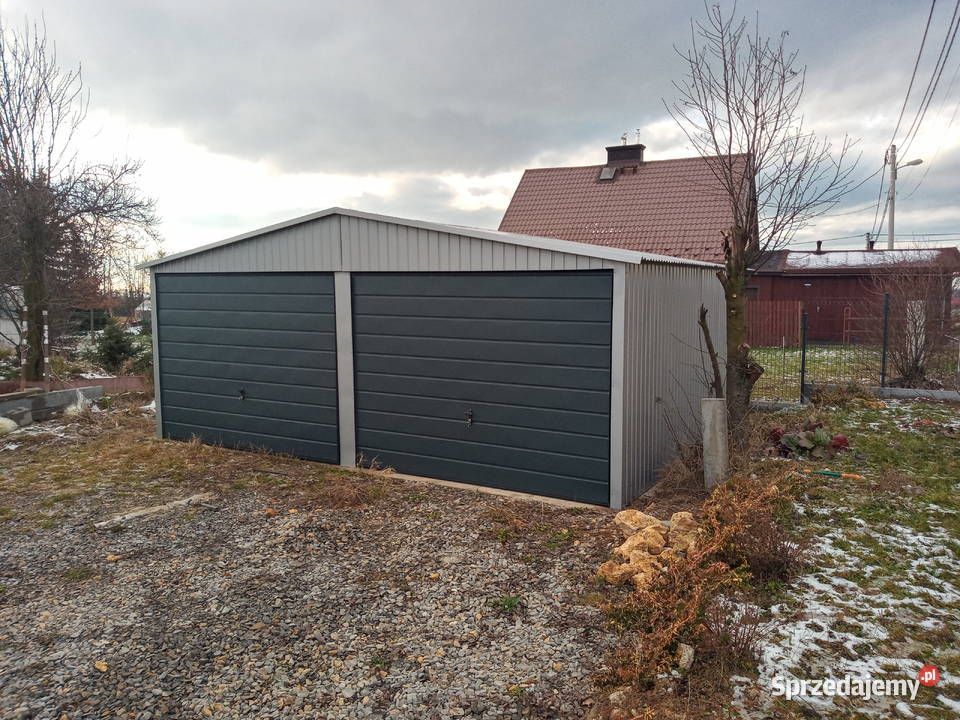 Garaż blaszany 6x6 profil zamknięty Tychy