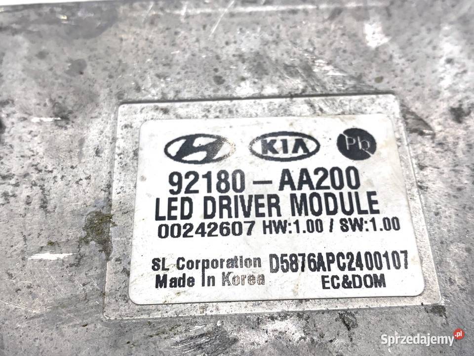 PRZETWORNICA LED HYUNDAI ELANTRA VII 92180AA200 osobowe Przetwornice