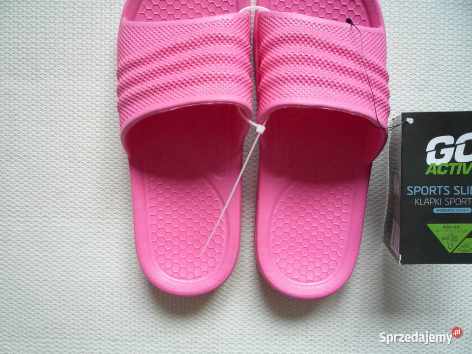 Nowe Go Active 38 Różowe klapki sportowe Szczecin