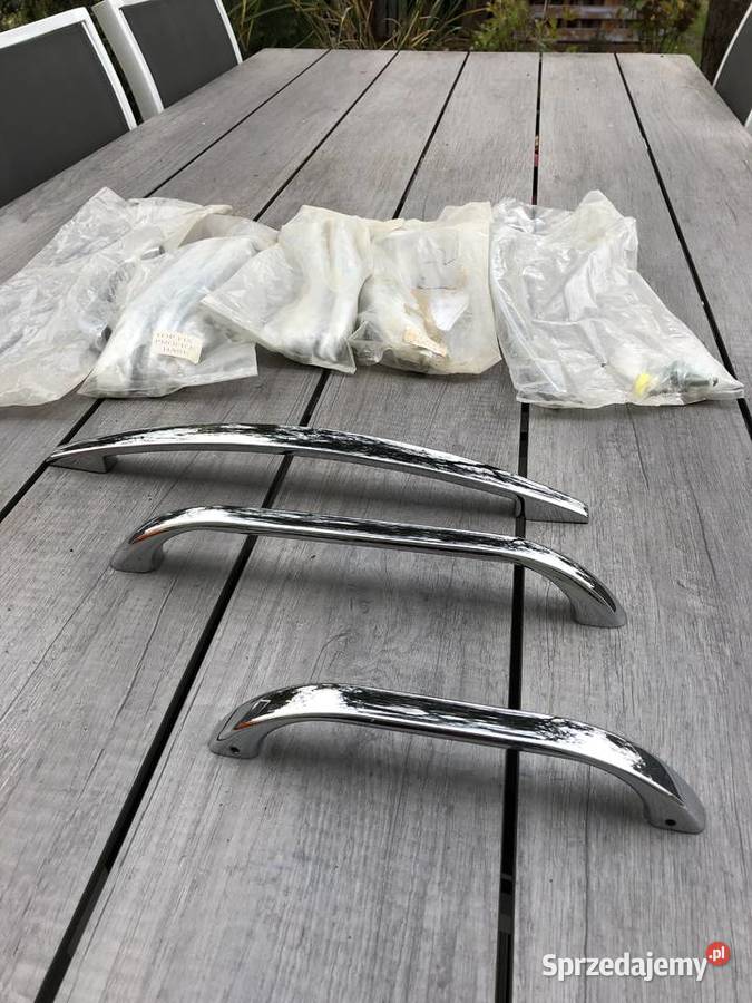 Klamki uchwyty chromowane