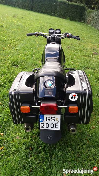 BMW R100RS czarny BMW Motoryzacja