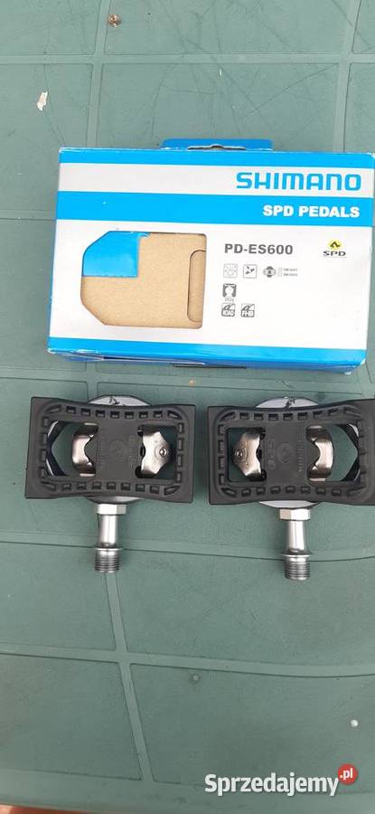 Pedały SPD Shimano PDES600 z nakładkami Łódź