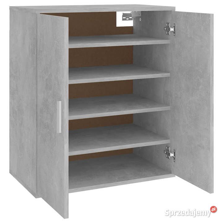 Szafka na buty szarość betonu 60x35x70 WM808922 sprzedam