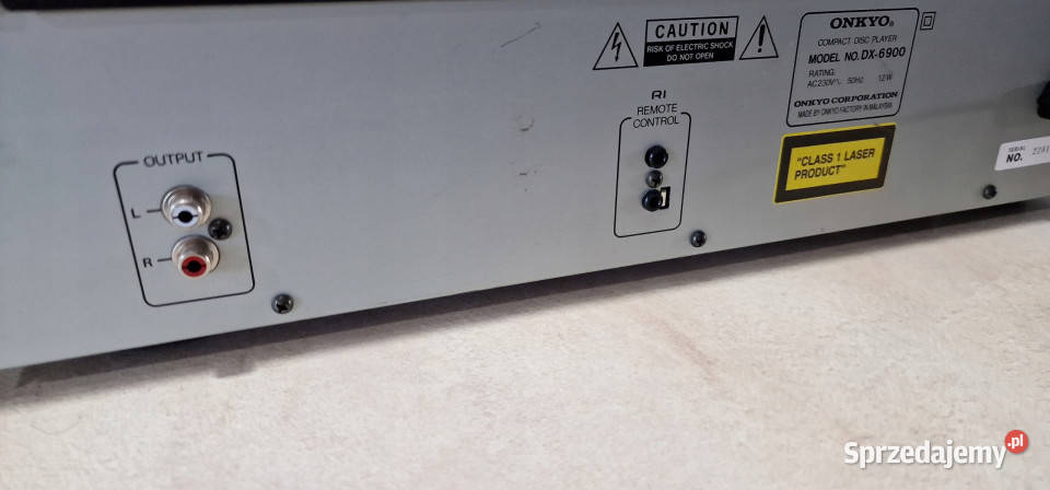 Onkyo R1 DX6900 kompaktowy odtwarzacz CD player Odtwarzacze CD i MD Międzychód