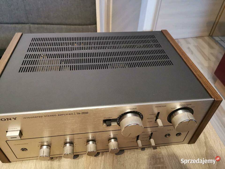 Wzmacniacz Sony drewno TA 2650 częściowo Lubartów