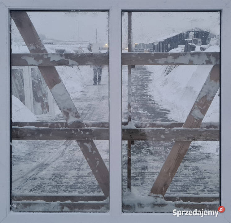 OKNA KacprzaK Witryna 150X145 FIX Używany PCV mazowieckie Siedlce