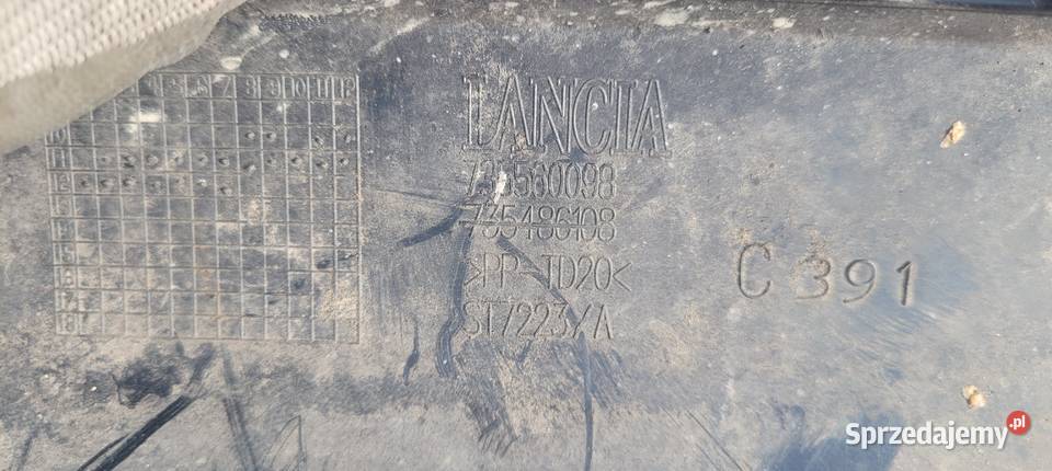 LANCIA YPSILON III DOKŁADKA ZDERZAKA TYŁ Ruda Śląska