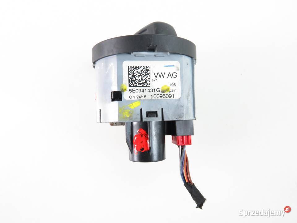 WŁĄCZNIK ŚWIATEŁ SKODA RAPID 5E0941431G