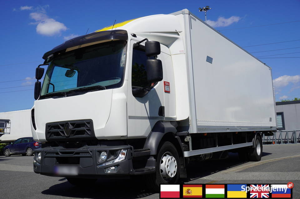 Renault D280 16T kontener 18 palet Winda245789 bezwypadkowy Kraków