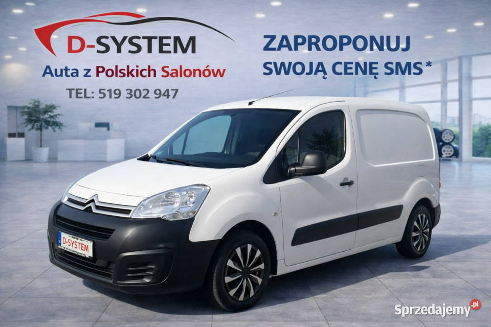 Citroen Berlingo 2019 Salon Polska Bezwypadkowy biały podlaskie Białystok sprzedam