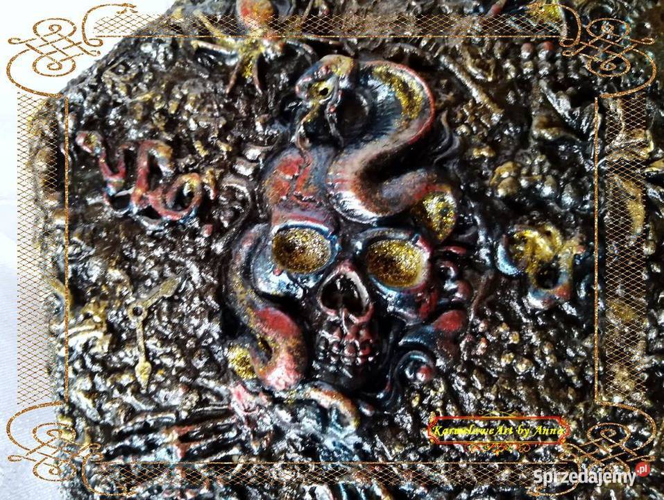 Szkatułka mixmedia rękodzieło prezent dekoracja mazowieckie Warszawa sprzedam