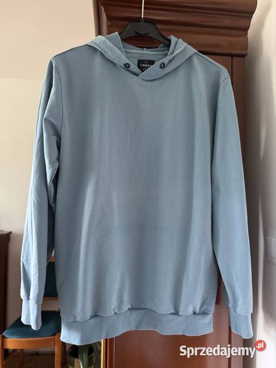 Bluza męska M Carry niebieska z kapturem z Częstochowa