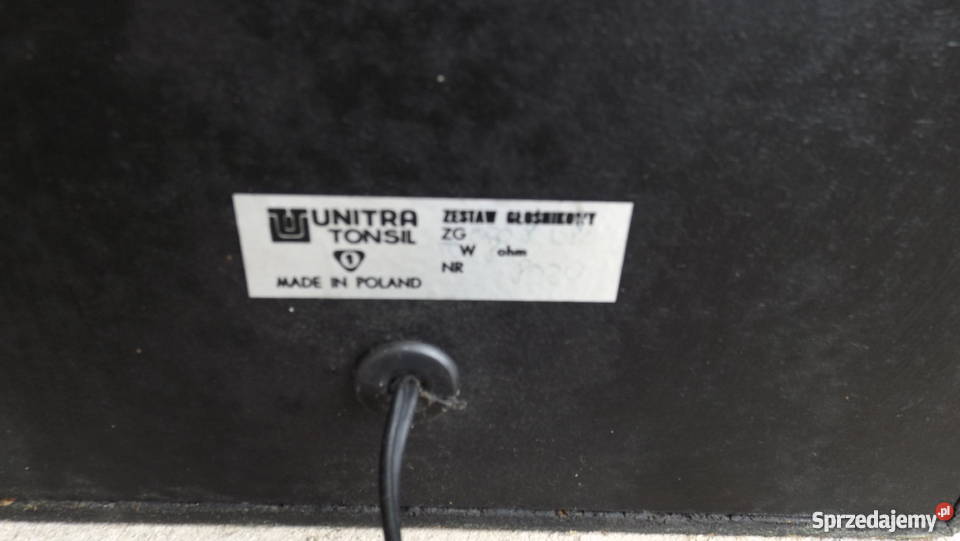 Kolumny Unitra Tonsil Space 86 oryginał Słuchawki i głośniki Grodziczno