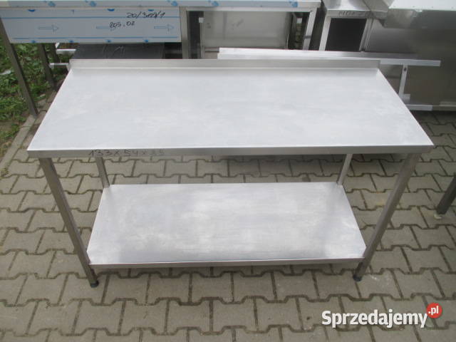 Stół Gastronomiczny Z Półką 1335485 Stal Ostrów Wielkopolski
