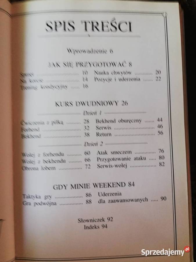 Nauka tenisa w tydzień Paul Douglas T Rok wydania 1992 Kraków