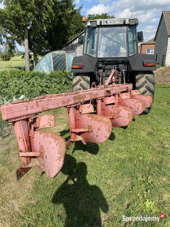 Agregat ścierniskowy plug 5 skibowy rozsiewacz nieuszkodzony Tyszowce