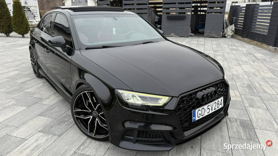 Audi S3 20tfsi quattro 367 full ledy panorama światła przeciwmgielne pomorskie Gdańsk