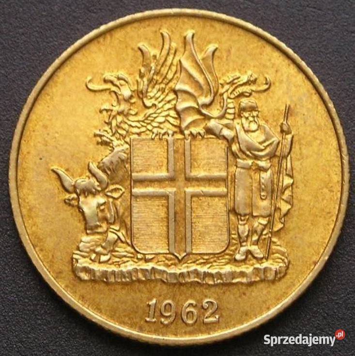 ISLANDIA 1 KORONA 1962 STAN 12 Łódź sprzedam