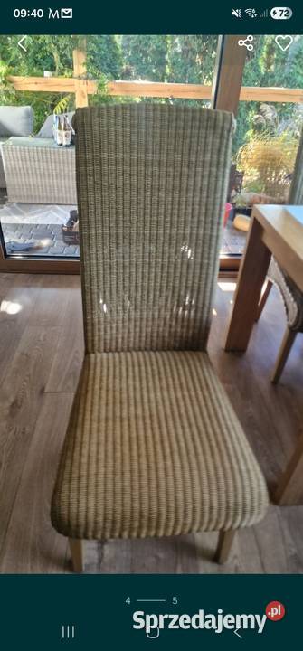 4 krzesła rattanowe Krzesła łódzkie Ozorków