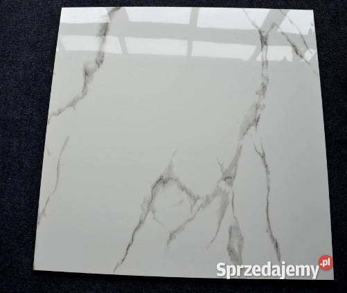 GRES CALACATTA WHITE 60X60 BIAŁY MARMUR POŁYSK Budownictwo i akcesoria Piotrków Trybunalski sprzedam