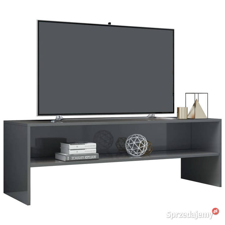 Szafka pod TV szara wysoki połysk 120x40x40 mazowieckie Warszawa