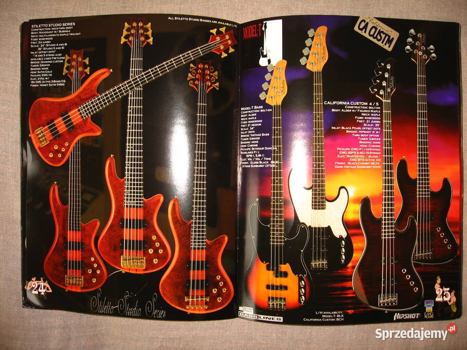 Schecter Guitar Research 2004 guitar catalog Kępice