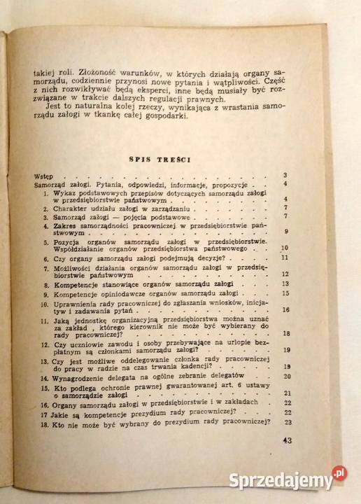 Stary biuletyn Samorząd Załogi 21984 r lubelskie Włodawa