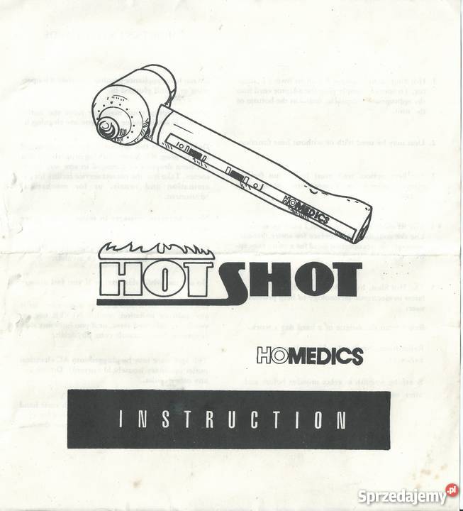 MASAŻER WIBRACYJNY HOMEDICS Model RF 8000 lubelskie Skierbieszów sprzedam