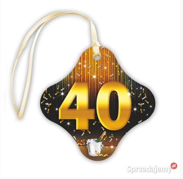 Zestaw dekoracji na 40 urodziny baner balony mazowieckie Adamowizna