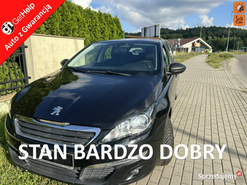 Peugeot 308 Benzyna tempomat LED światła dzienne komputer pokładowy Motoryzacja pomorskie Wejherowo