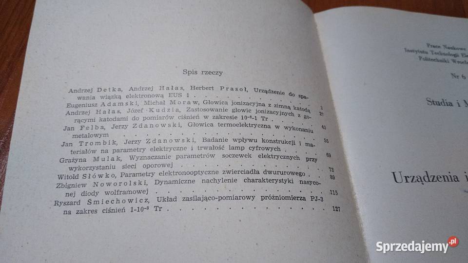Urządzenia i pomiary próżniowe 2 Mulak Hałas Gdańsk