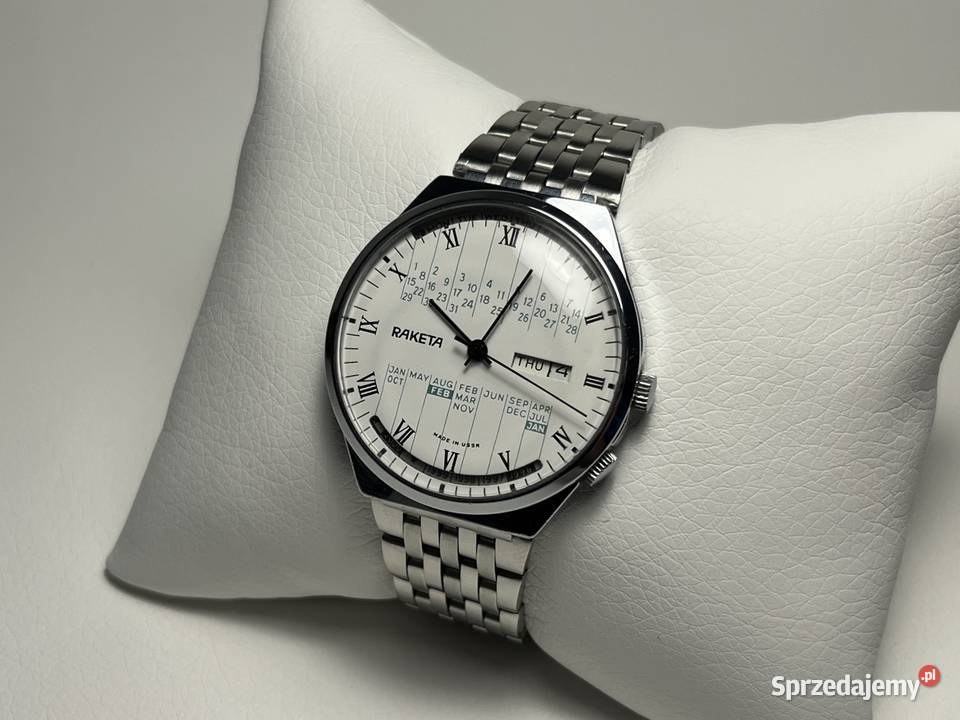 Zegarek Rakieta multikalendarz bransoleta Made Zegarki Gdańsk sprzedam