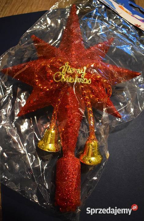 Dwie duże ozdoby choinkowe w jednej Gwiazda Boże Narodzenie kujawsko-pomorskie Chełmno
