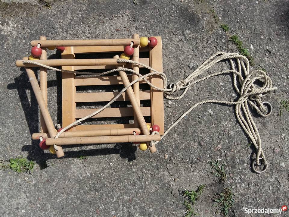 Huśtawka dziecięca z okresu PRL 291 wielkopolskie Kościan