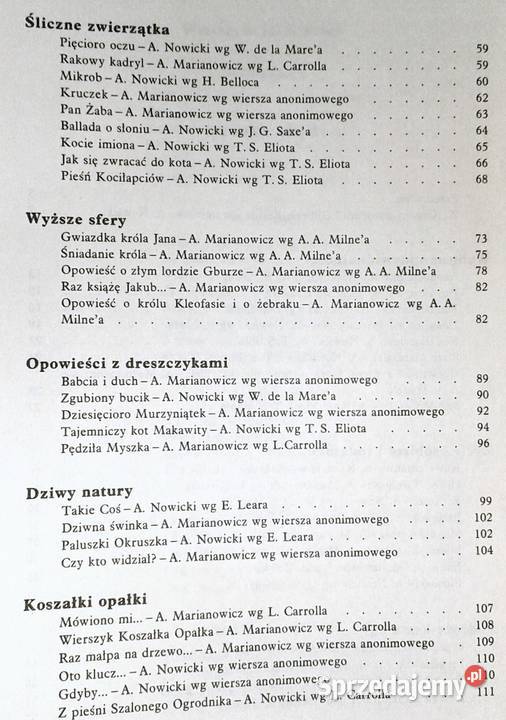 Księga nonsensu A Marianowicz A Nowicki lubelskie Chełm
