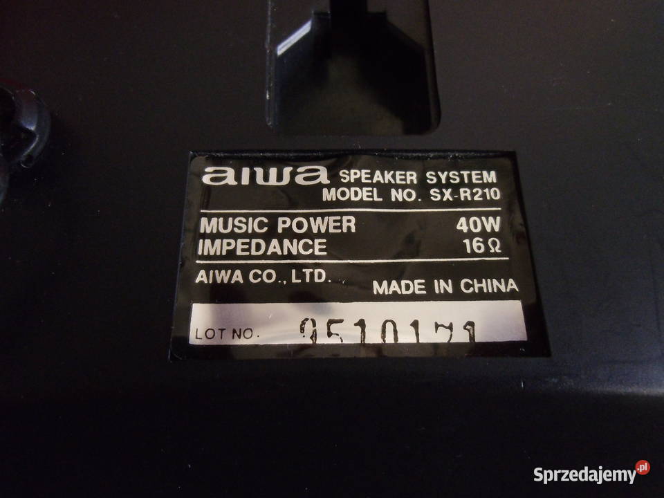 GŁOŚNIKI AIWA 40W 16 OMOWE Bielawa