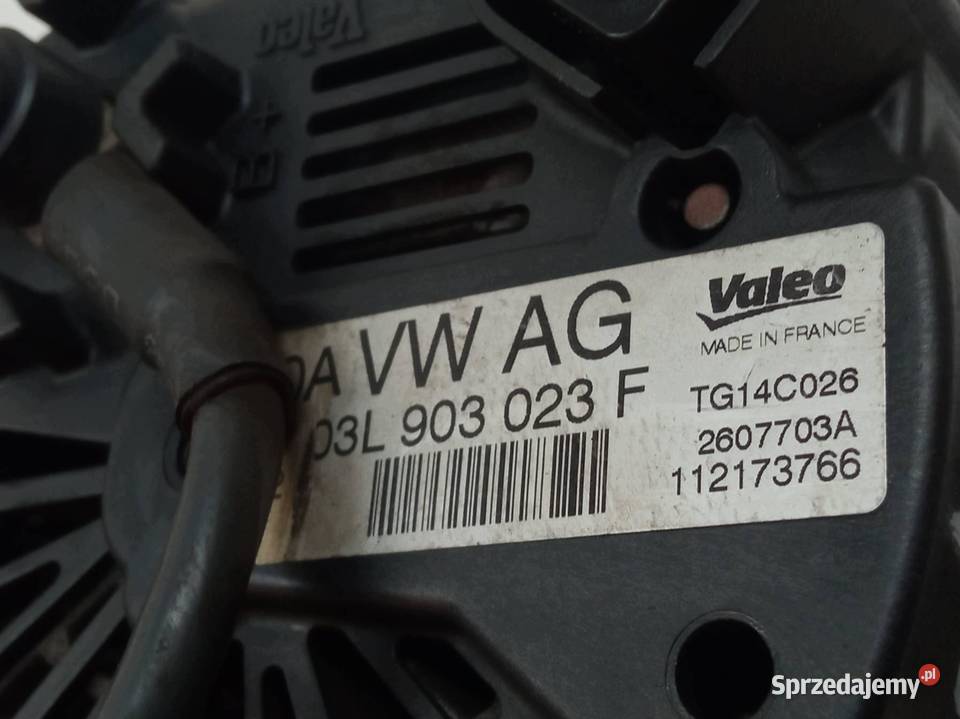 ALTERNATOR 03L893023F 16 TDI Skoda Octavia II osobowe