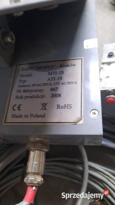 Wstrzeliwarka przekładek offset drukująca MTI15 wielkopolskie Nowy Tomyśl